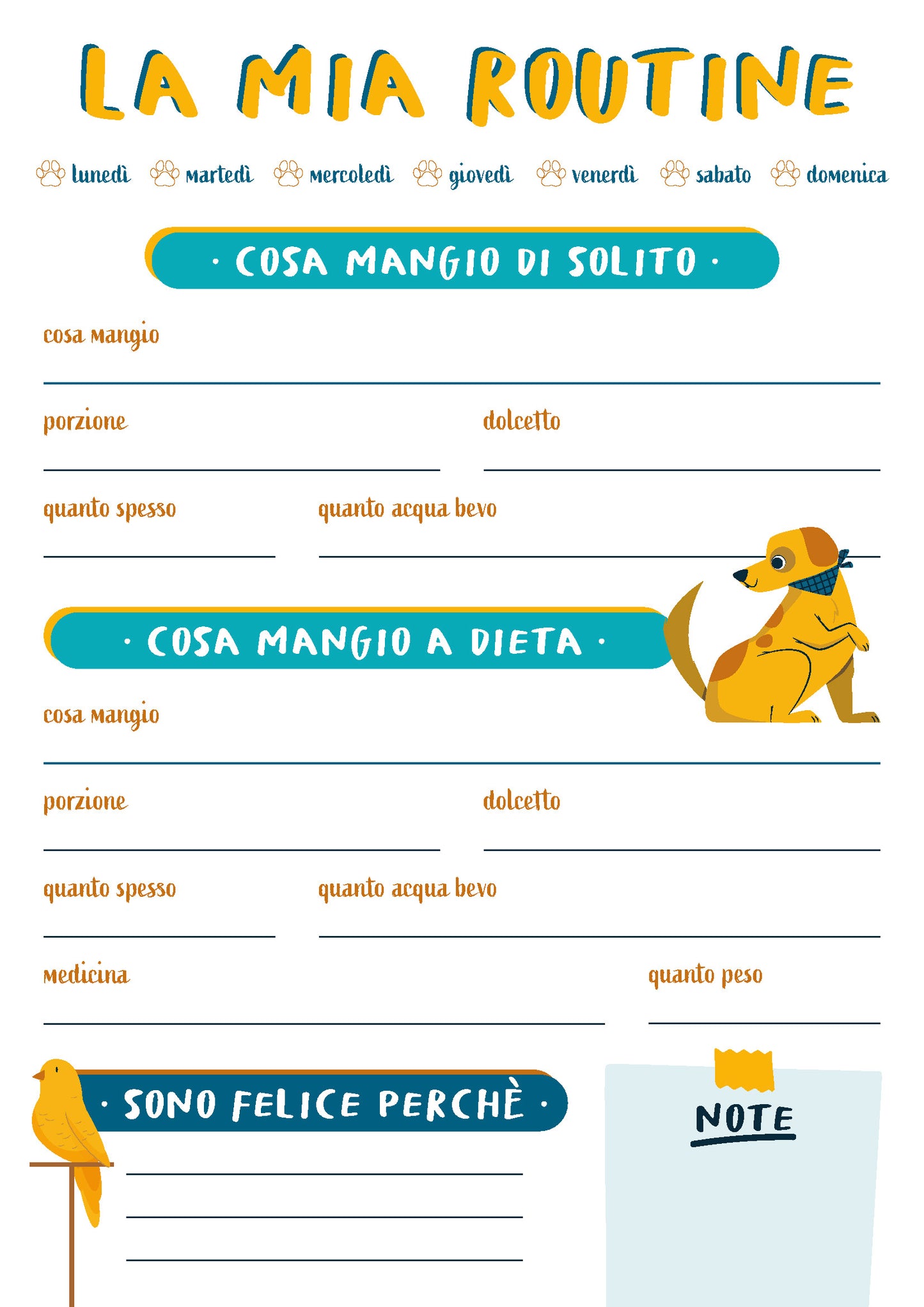 Pet planner digitale - IL PREMIO