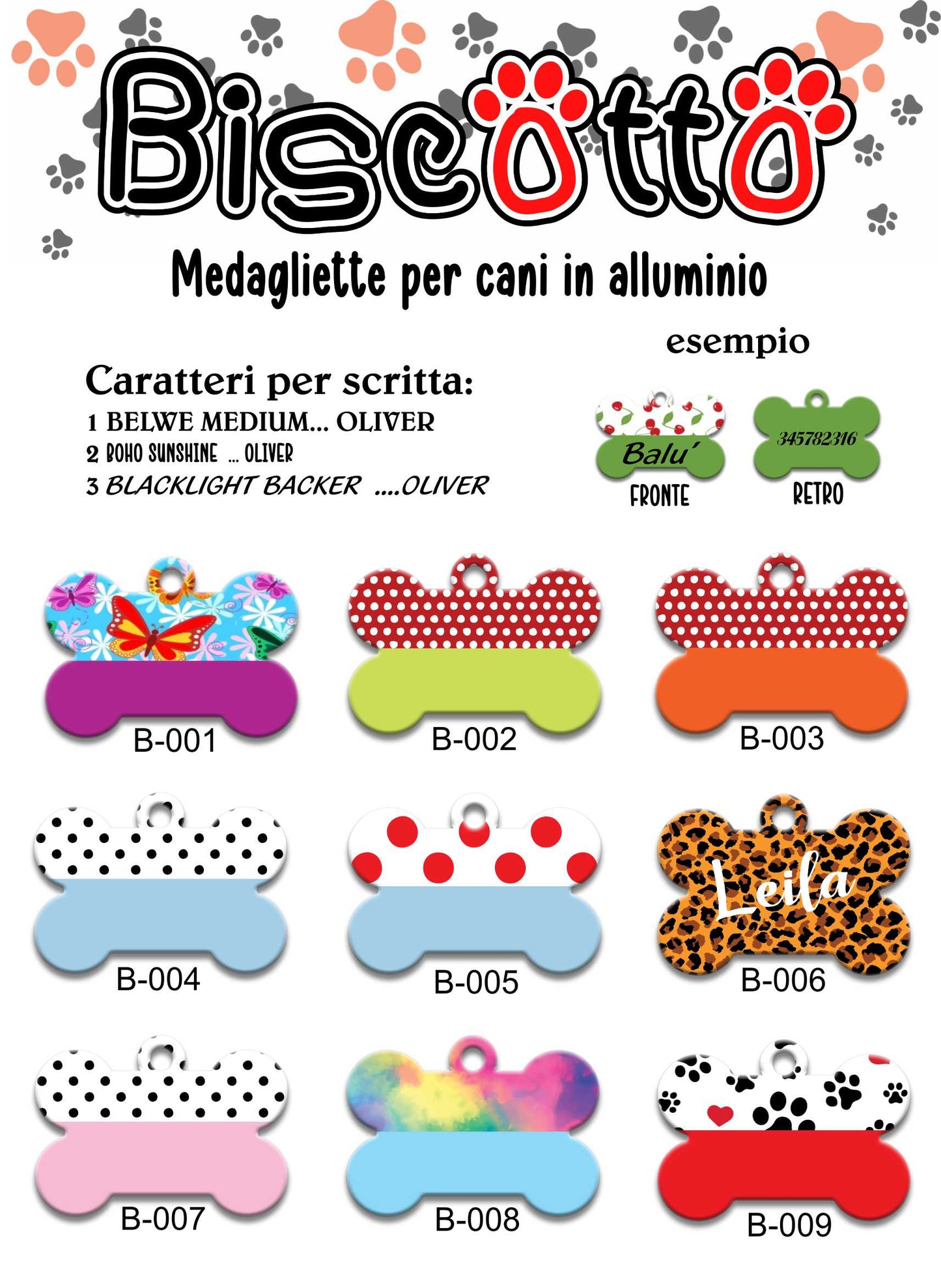 Medagliette cane - Dog tag -