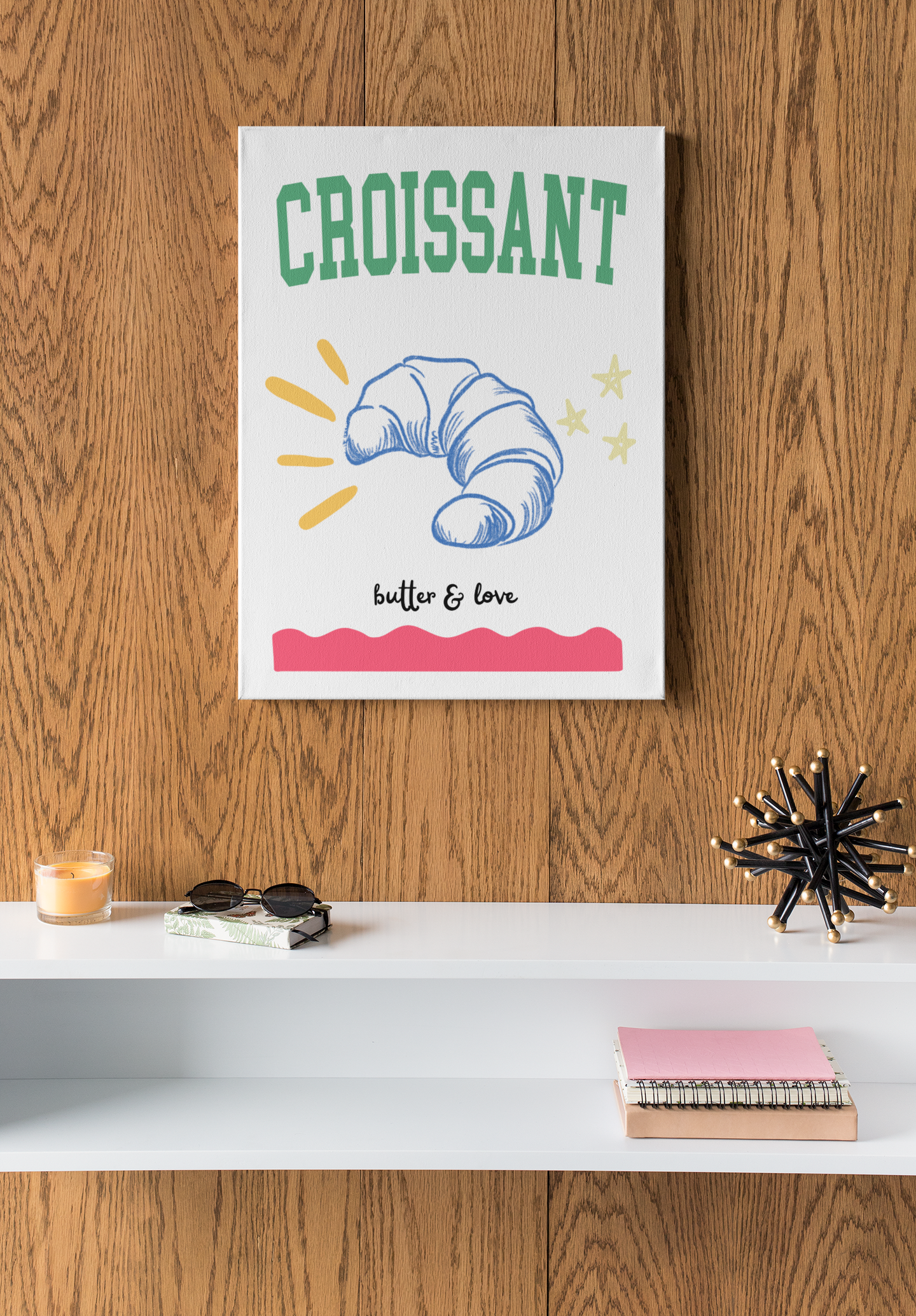 Poster croissant