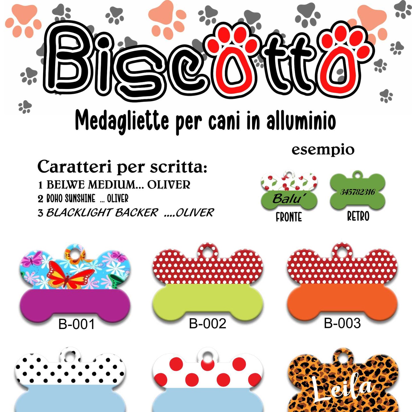 Medagliette cane - Dog tag -